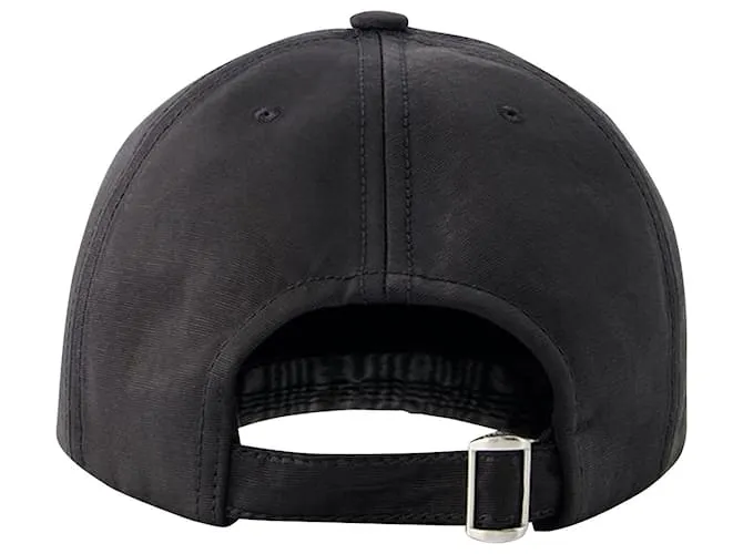 Gorra Moire Regenerada - Marine Serre - Viscosa - Negro 